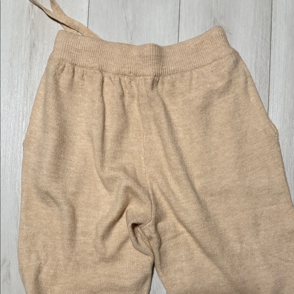 Cara Loren Cozy Tan Sweater Hoodie and Jogger Set ( small hole by tag on pants) - Picture 8 of 12